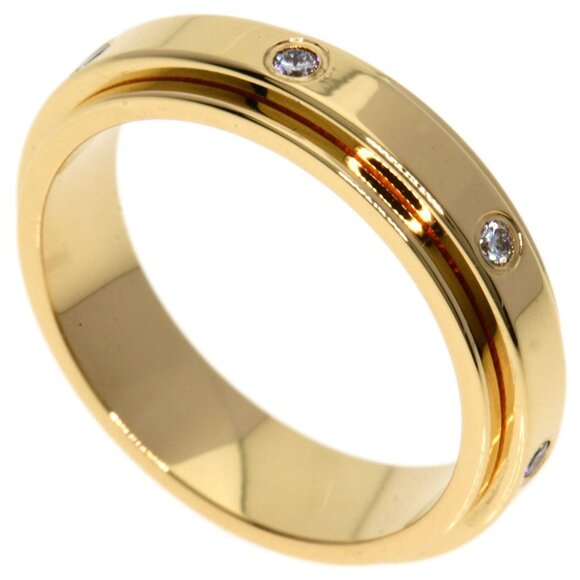 PIAGET 18k Rose Gold Diamond Ring #51 - Picture 6 of 6